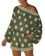 CHICME Women's 2 Piece Lantern Sleeve Beach Summer Set