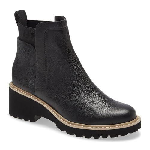 Trish Lucia Platform Lug-Sole Chelsea Ankle Boots