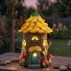 Lavezee Fairy House Solar Garden Figurine Light