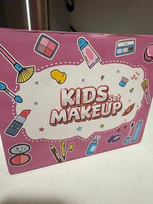 PERRYHOME Kids Makeup Kit and Nail Set for Girls
