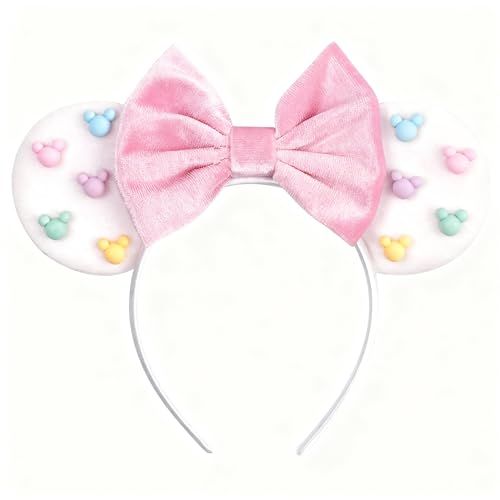 bianbaistar Glitter Mouse Ears Headband