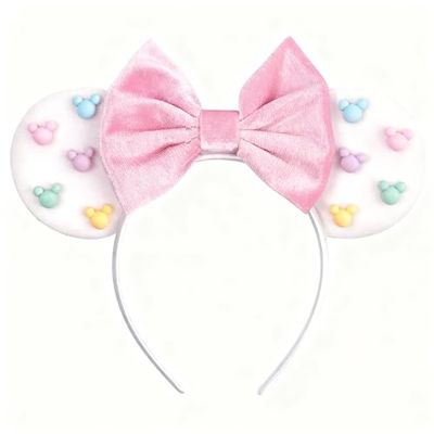 bianbaistar Glitter Mouse Ears Headband
