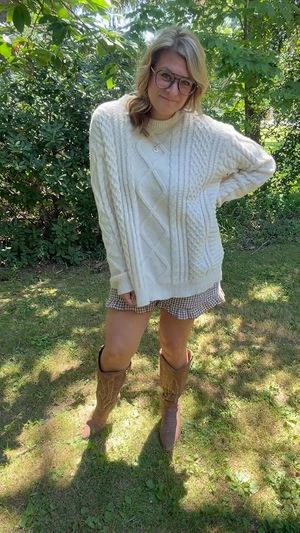 IUV Knee High Embroidered Cowgirl Boots
