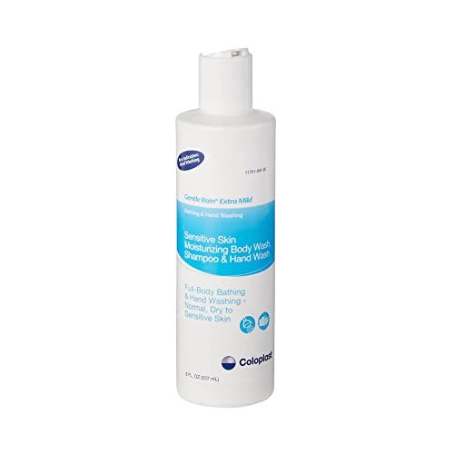 Coloplast Gentle Rain Extra Mild Shampoo & Skin Cleanser, 8 oz