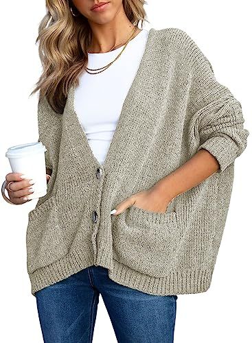Sidefeel Chunky Knit Button-Down Cardigan