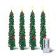 AFEIOFT Flameless LED Christmas Tree Candles, 4 Pack
