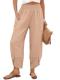 Angerella High-Waisted Wide-Leg Capri Pants
