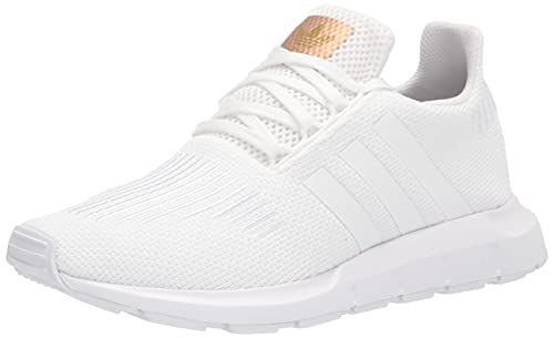 adidas Women's Swift Run Shoes, White/Copper