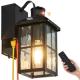 KiwiLusam Porch Light with GFCI Outlet and Remote