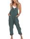 Yeokou Linen Cotton Loose Overall Jumpsuit