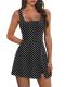 OFEEFAN Polka Dot Athletic Tennis Dress