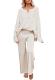Pink Queen 2-Piece Knit Sweater & Pants Set