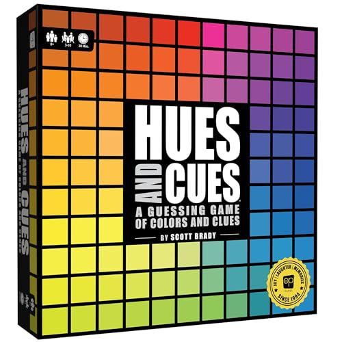 USAOPOLY Hues and Cues Color Guessing Board Game