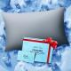Rifens Home Ice Cooling Pillowcase, Queen, Light Gray