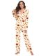 Lindanina Women's Thanksgiving Matching Family Pajamas