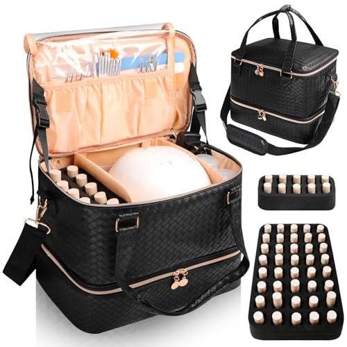 SIYNPAV Nail Polish Organizer Bag
