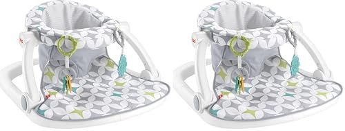 Fisher-Price Sit-Me-Up Floor Seat with Developmental Toys (Pack of 2)