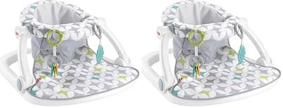 Fisher-Price Sit-Me-Up Floor Seat with Developmental Toys (Pack of 2)