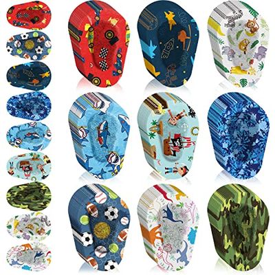 Toulite Kids Eye Patches for Lazy Eye, 90 Count, 9 Styles