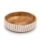 Kimona Decorative Wood Fruit Bowl
