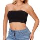 JOYSHAPER Strapless Seamless Bandeau Bra, Black