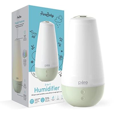 Pure Enrichment PureBaby 3-in-1 Humidifier, Night Light & Diffuser