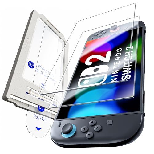 Hoerrye Nintendo Switch 2 Tempered Glass Screen Protector (2 Pack)