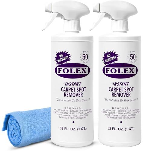 FOLEX Instant Carpet Spot Remover, 32 oz (5 Pack)