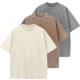 Oversized Heavy Cotton Tees, 3-Pack (Vintage Basic)