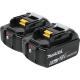 Makita 18V LXT Lithium-Ion 6.0Ah Battery, 2-Pack