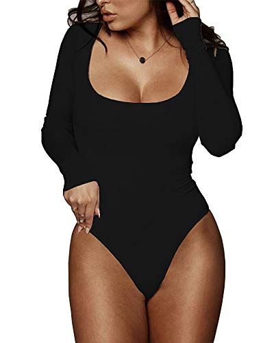 BelleLovin Square Neck Long Sleeve Basic Bodysuit