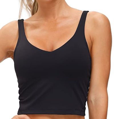 THE GYM PEOPLE Longline Padded Sports Bra