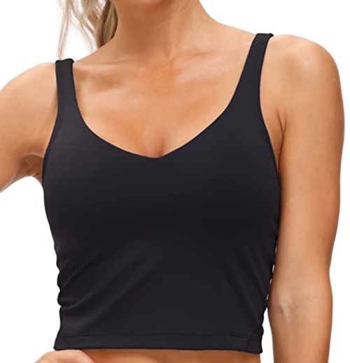 THE GYM PEOPLE Longline Padded Sports Bra