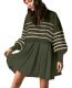 ETCYY Oversized Crewneck Sweater Mini Dress