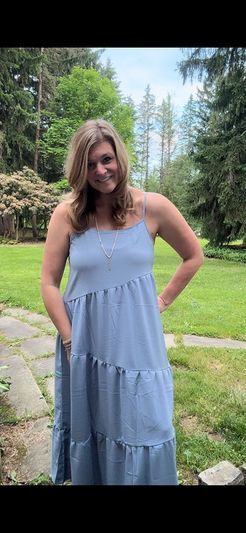 Perfect pretty dress for church, baby or wedding showers!