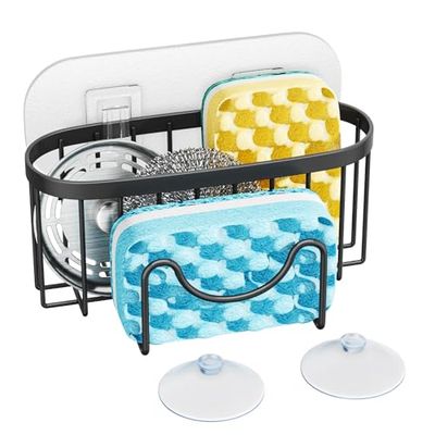 HapiRm Sponge Holder Kitchen Sink Caddy Organizer