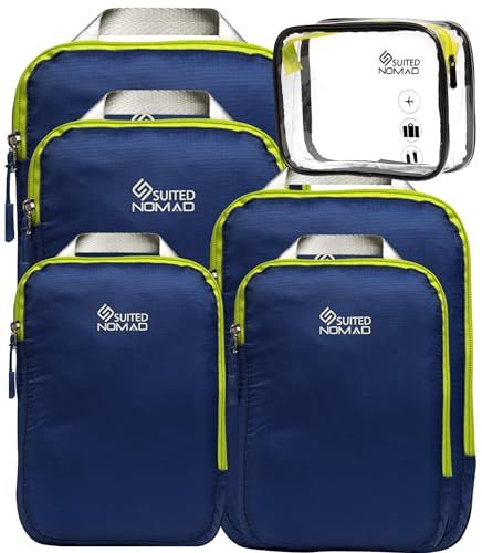 SUITEDNOMAD Ultralight Compression Packing Cubes Set