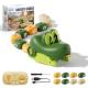 Naughty Panda Remote Control Magnetic Snake Toy, Green