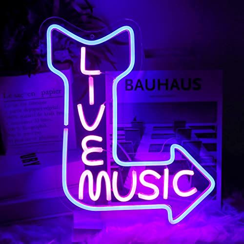 CKTBLEY Live Music Neon Sign