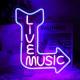 CKTBLEY Live Music Neon Sign