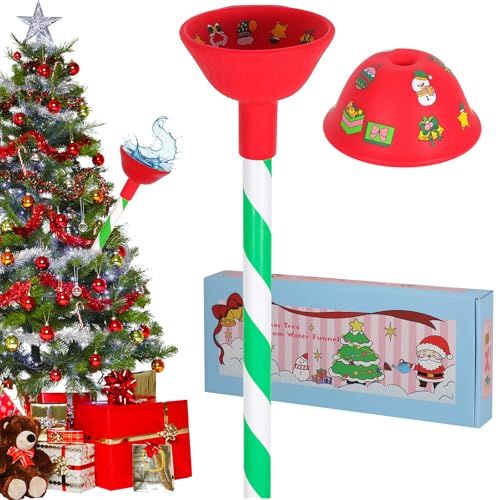 JJI Christmas Tree Watering Funnel, Red
