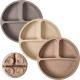 WeeSprout Silicone Suction Plates for Babies & Toddlers, 3 Pack