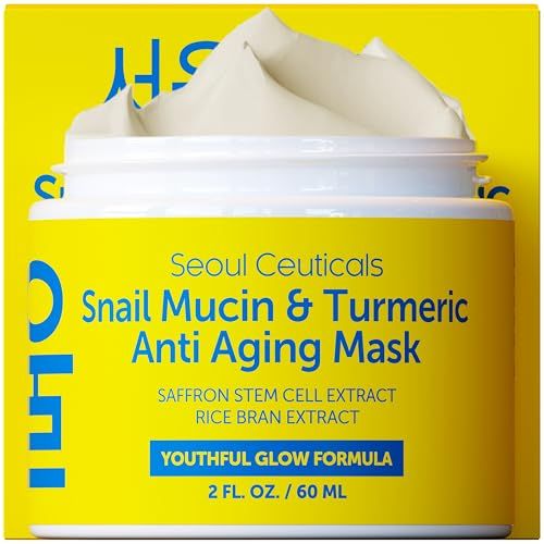 SeoulCeuticals Snail Mucin Turmeric Face Mask