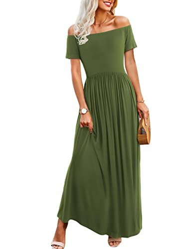 Amoretu Off-Shoulder Loose Casual Dress