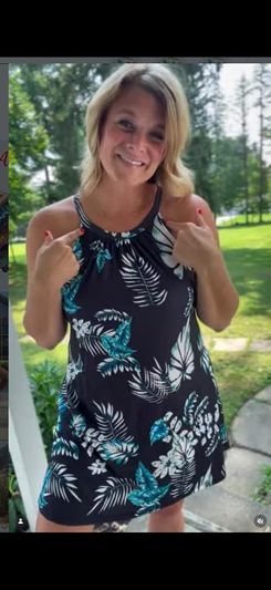 ANYFITTING Built-In Bra Summer Dress