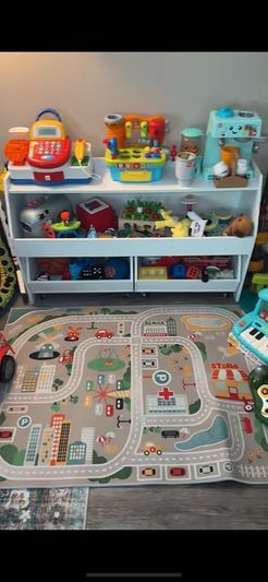 Perfect toy storage for small spaces!