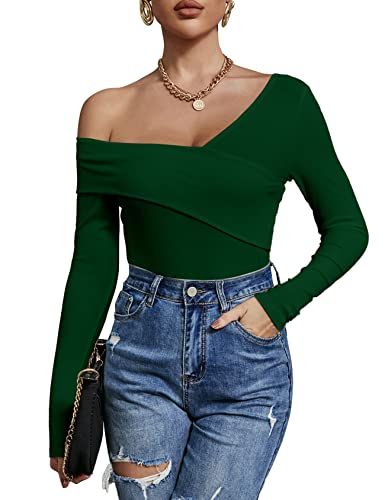 Uvog Off-Shoulder Stretch Christmas Top