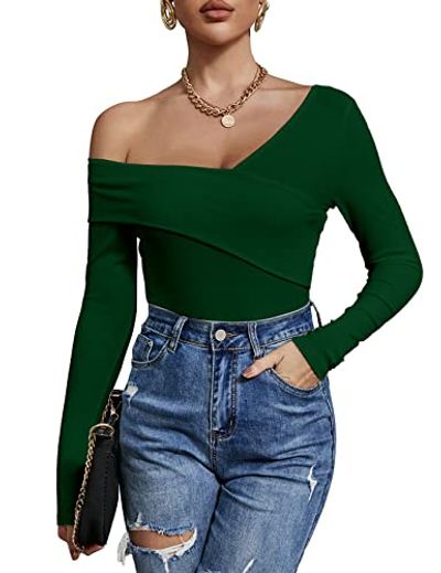 Uvog Off-Shoulder Stretch Christmas Top