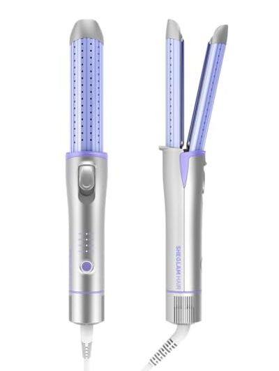 SHEGLAM 2-in-1 Airflow Curling Iron & Straightener