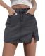 luvamia Denim Skort, Stone Gray